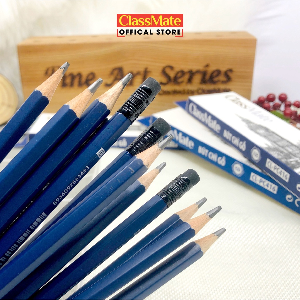 Bút chì gỗ Classmate 2B/4B/6B CL-PC412/PC414/PC416