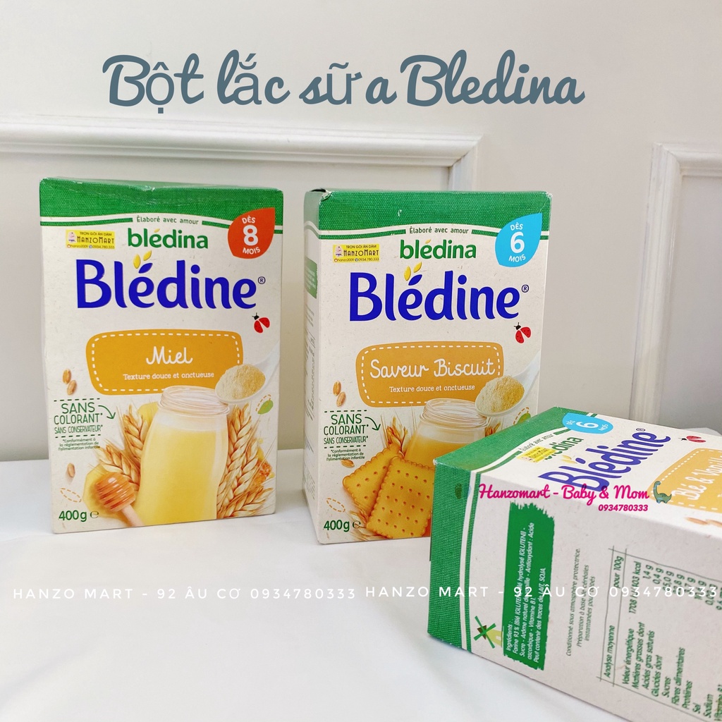 Bột lắc sữa Bledina - Bột Pha Sữa Bledine Pháp 400gam -