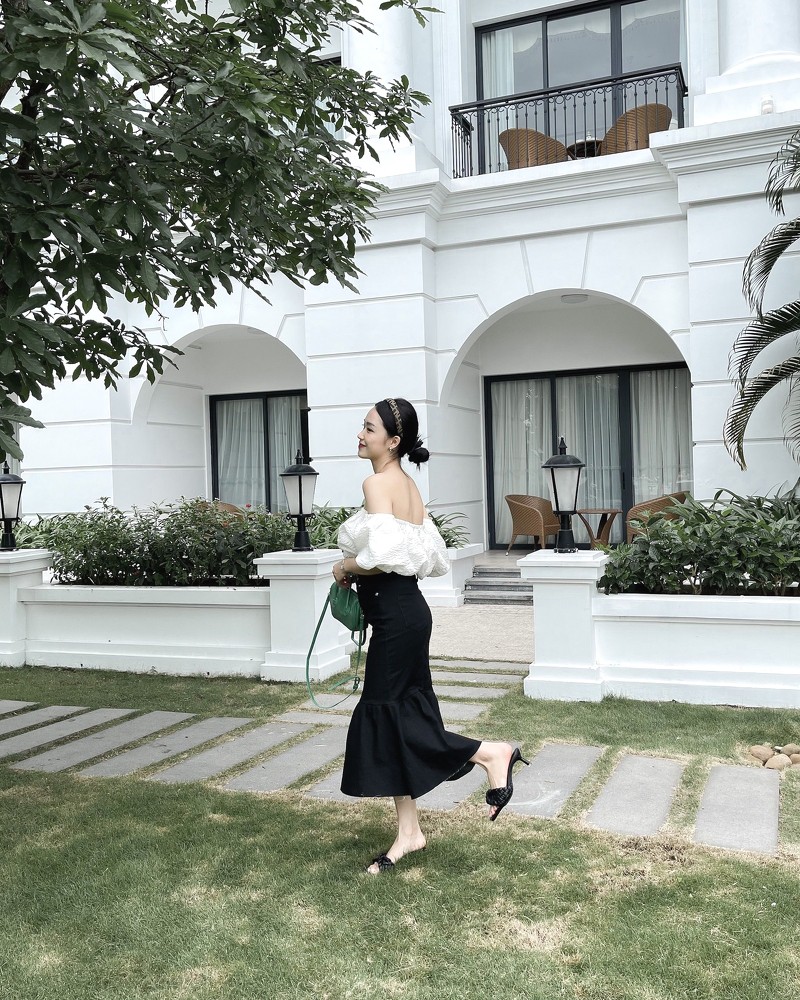 Chân váy bò HERZIGMADE dáng đuôi cá Gem skirt - Q1323