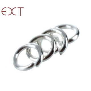 Bộ 100 vòng mạ bạc kích thước 4mm