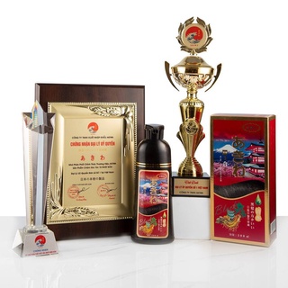 Dầu Gội Phủ Bạc Akiwa Nhật Bản - Dầu Gội Đen Chống Bạc Tóc 500ML