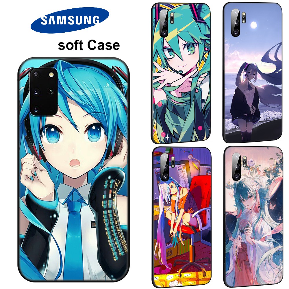 Ốp Lưng Mềm In Hình Hatsune Miku Cho Samsung Galaxy A11 A21 A21S A41 A51 A71 A81 A91 A2 J4 Core