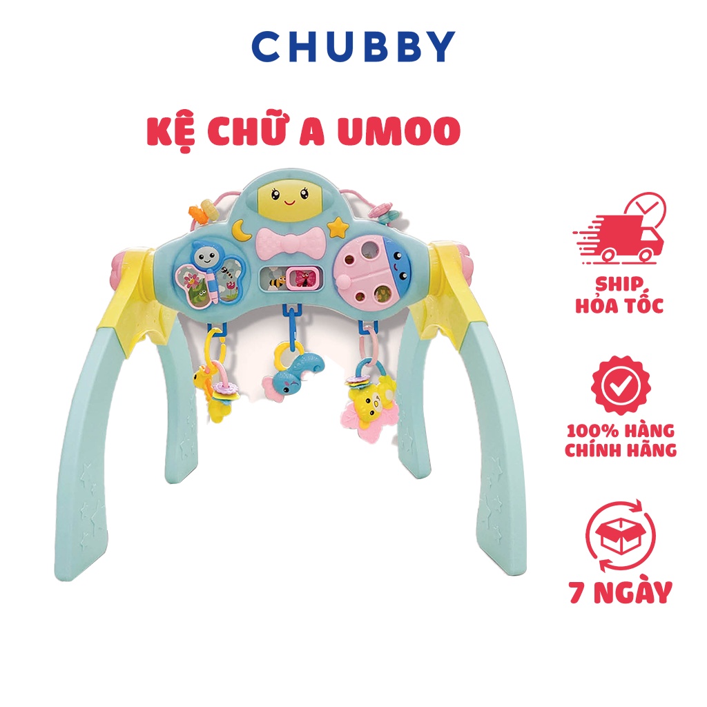 Kệ Chữ A Đa Năng UMOO Chất Liệu Nhựa An Toàn, Tích Hợp Hình Ảnh Âm Thanh Vui Nhộn, Giúp Phát Triển Các Giác Quan Của Bé