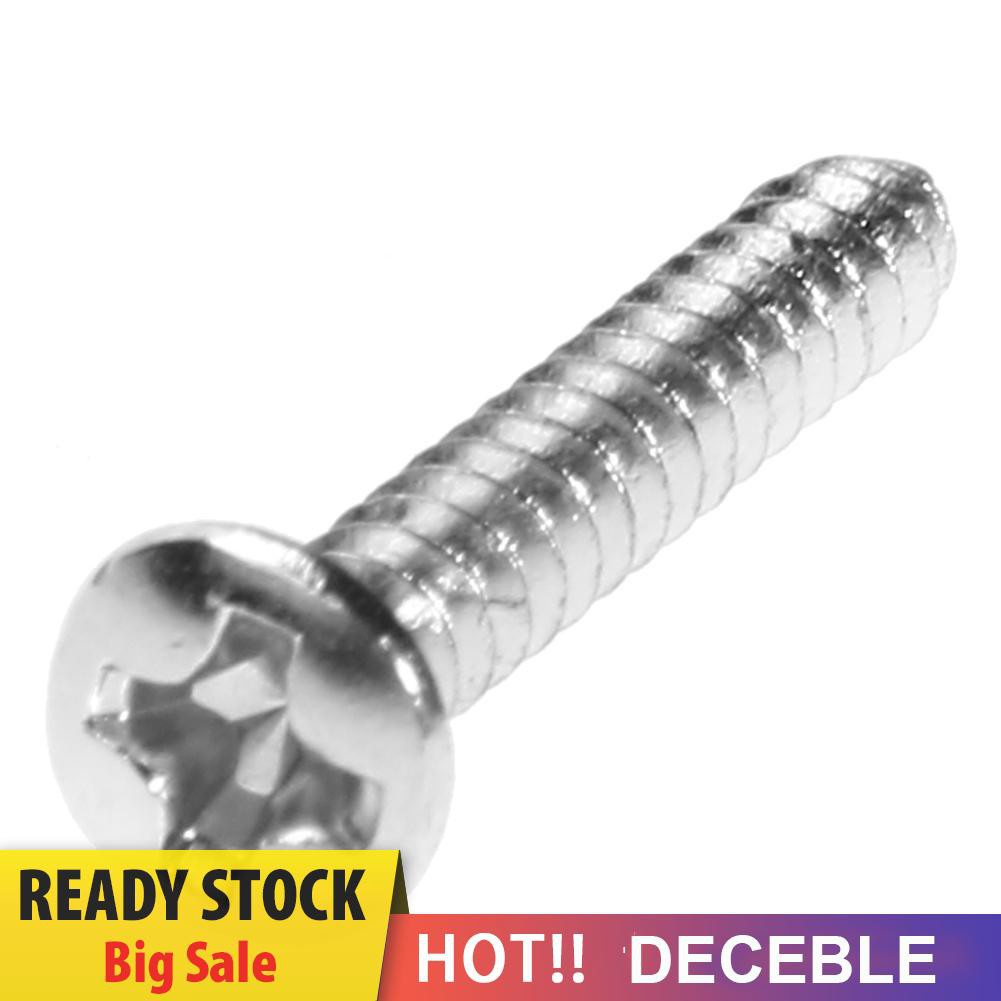 Deceble 6pcs Electric Guitar Single Coil Pickup Mount Height Screws with Springs