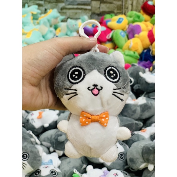 Gấu bông mèo mini 12cm