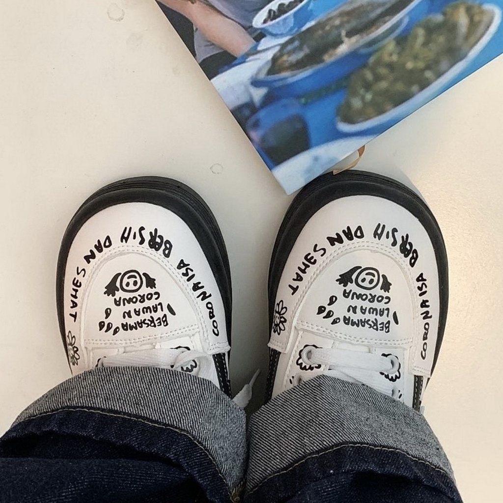 [SẴN] Giày thể thao nữ đế bằng cao 4cm basic mã ZAYTO vải canvas bata mới hot trend phong cách retro ulzzang đẹp cá tính