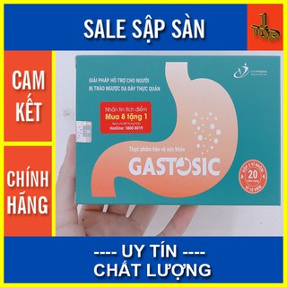 Viên Uống GASTOSIC - Giải Pháp Cho Người Bị Viêm Loét, Trào Ngược Dạ Dày Thực Quản - Hộp 20 viên - Top1pharmacy