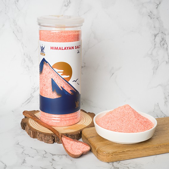 MUỐI HỒNG HIMALAYA NHẬP KHẨU PAKISTAN - CHUYÊN DÙNG NẤU ĂN - HŨ 1KG