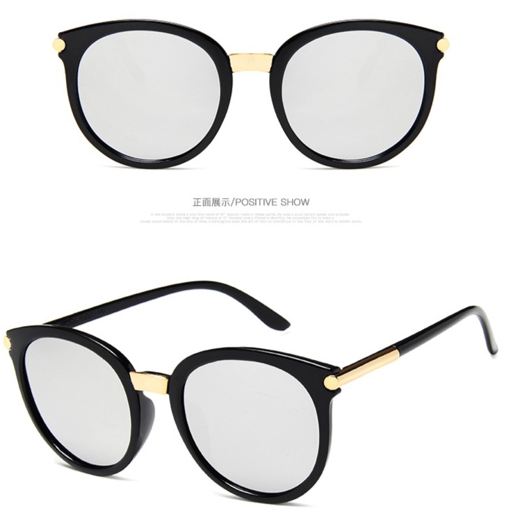 ▲Thanh toán tại chỗ▼READY STOCK New Classic Women Round Frame Sunglasses