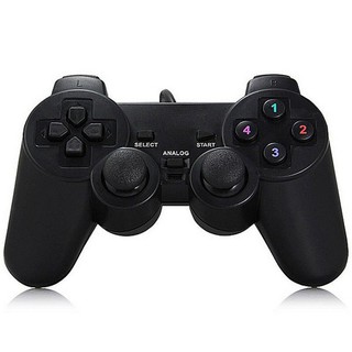 Tay cầm game rung kết nối dây USB cho PC,Laptop hỗ trợ PS2,PS3,PS4