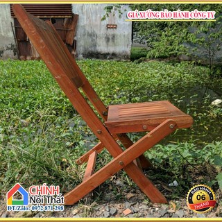 ( Siêu Rẻ) Ghế gỗ mini xếp gọn BVL