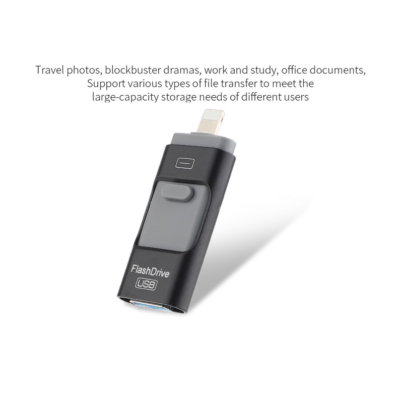 Usb 3.0 OTG 512GB 3 Trong 1 Cho ĐiệN ThoạI PC