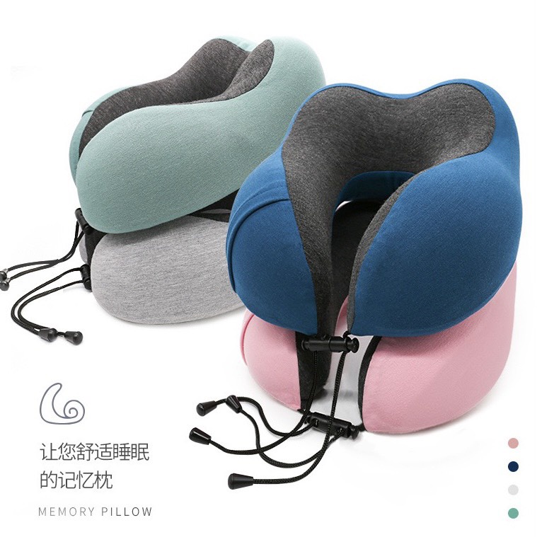 Gối kê cổ chữ U cao su non chống mỏi cổ giảm stress - UPIL002