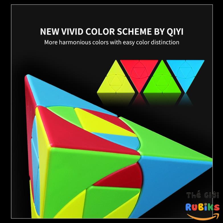 Rubik DuoMo Biến Thể Tam Giác Rubik QiYi MoFangGe DuoMo Cube Pyraminx Mastermorphix DouMo - Cube Store