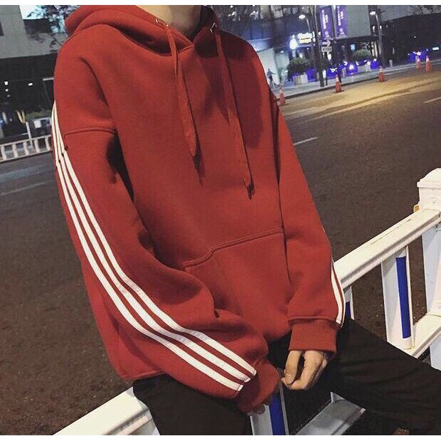 Áo hoodie 3 sọc ngang