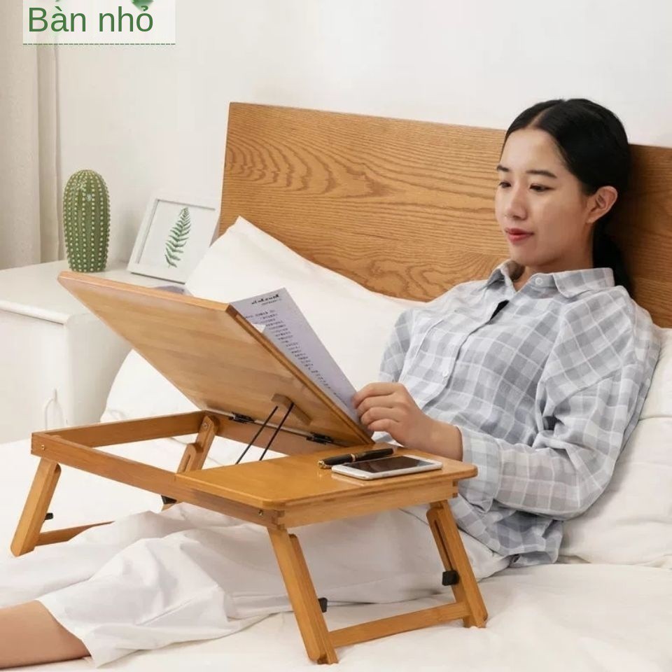 bàn máy tính gấp để làm việc văn phòng ăn, giường ngủ hiện đại cho trẻ em bằng gỗ nguyên khối