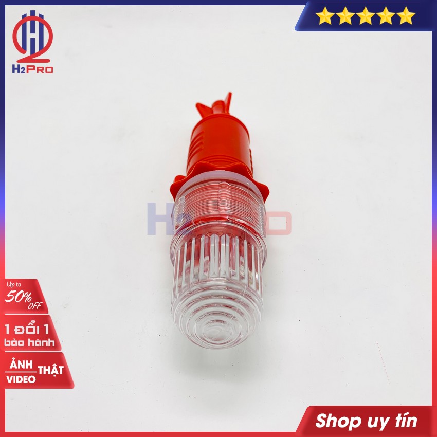 Đèn chớp cảnh báo H2Pro cao cấp-tự động sáng khi tối-chớp đỏ-loại 1 pin (1 chiếc), đèn báo hiệu tàu biển (Quà 10k 1 pin)