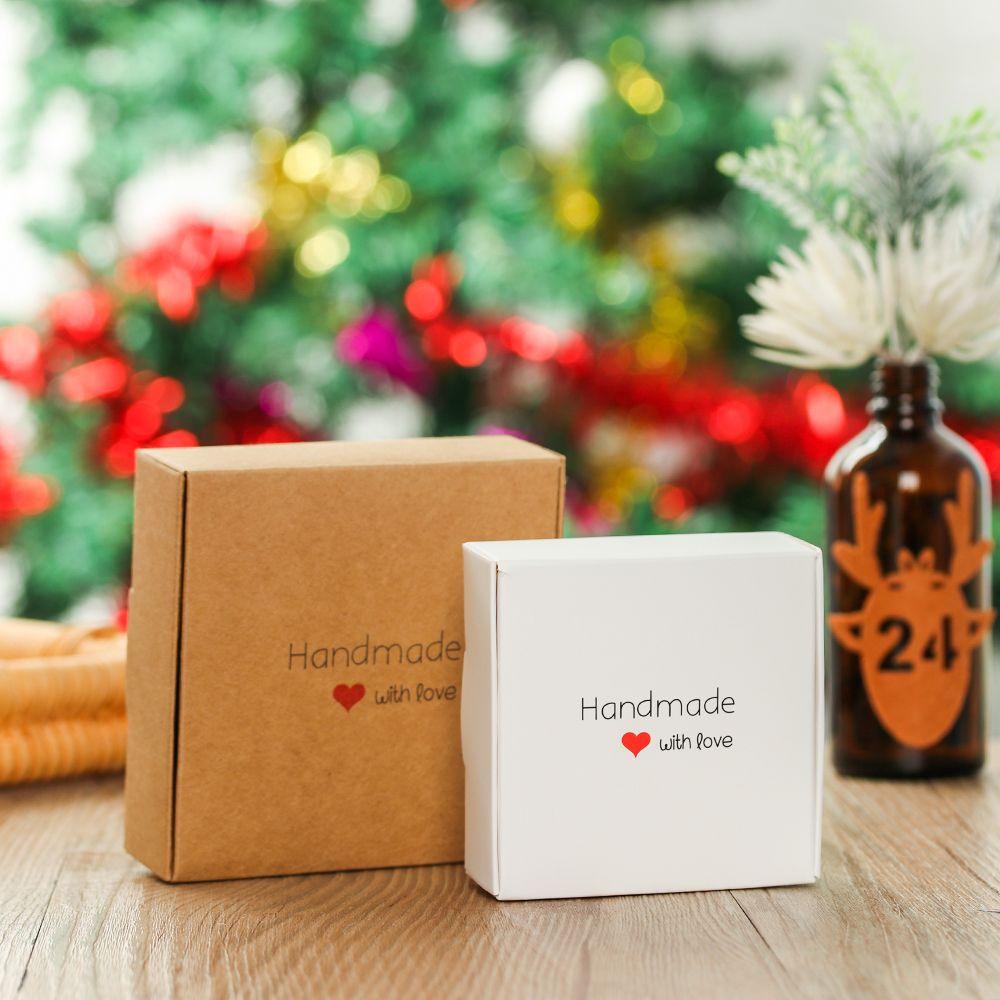 Bộ 10 Túi Đựng Trang Sức In Chữ Handmade with Love