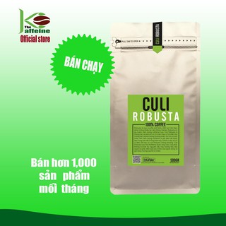 Mã bmbau50 giảm đến 50k đơn 99k cà phê culi robusta 500g the kaffeine - ảnh sản phẩm 2