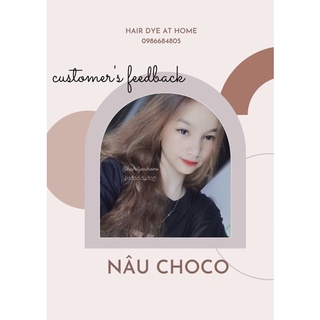 Thuốc nhuộm tóc - NÂU CHOCO kèm trợ tóc
