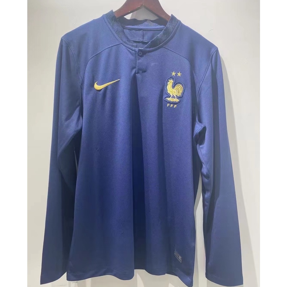 Áo Bóng Đá Tay Dài Size S-2XL Số 22-23 Kiểu Pháp Thời Trang 2022-23