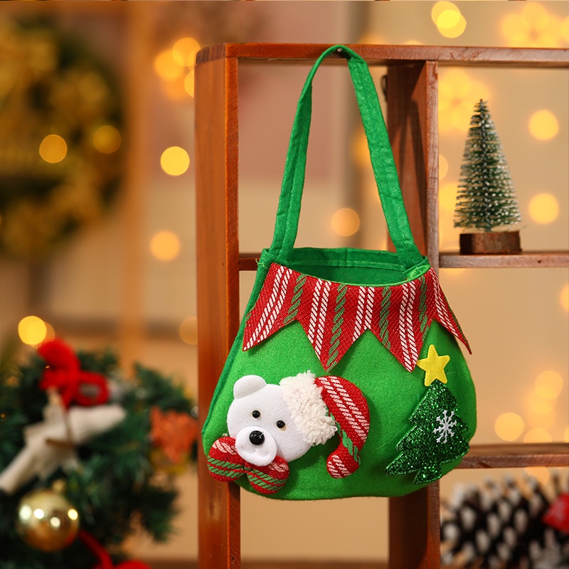 NOEL - Túi đeo đựng kẹo và quà tặng Noel mẹ sóc