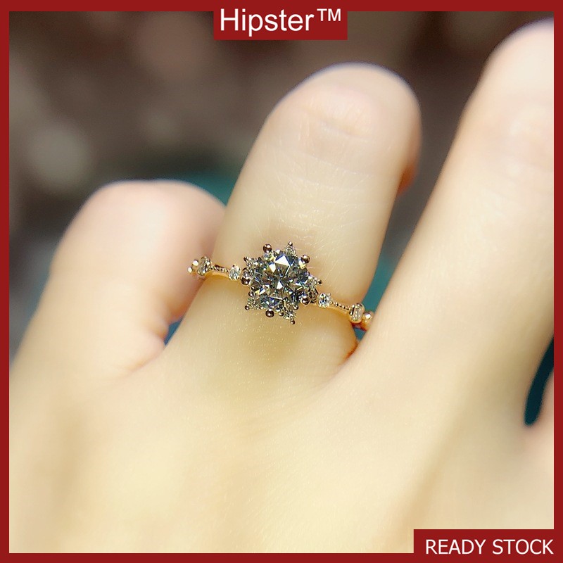 Vintage Open Adjustable Ring with 1 Karat Moissanite in Platinum