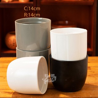 Chậu men hình trứng nhỏ nhiều màu - Chậu trồng cây