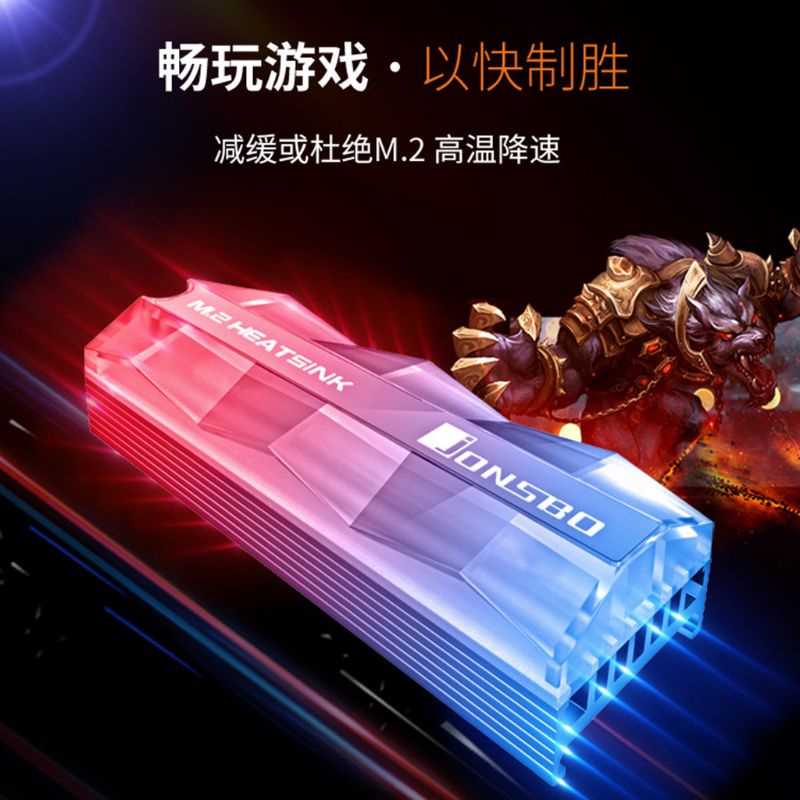 Bộ Tản Nhiệt Đèn Nhiều Màu Sắc Bonjour Argb Sata Nvme Ngff M.2 Ssd Cho 2280 M.2 Ssd | BigBuy360 - bigbuy360.vn