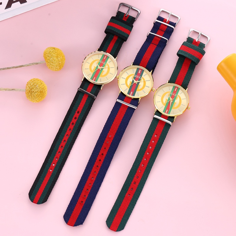 Đồng Hồ Quartz Dây Đeo Nylon Kiểu Dáng Đơn Giản