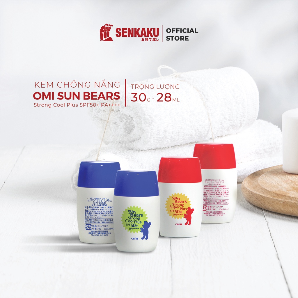 Kem Chống Nắng Omi Sun Bears nhật bản SPF 50+ | BigBuy360 - bigbuy360.vn