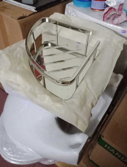 Kệ góc đơn inox 304 (khoan tường) | BigBuy360 - bigbuy360.vn