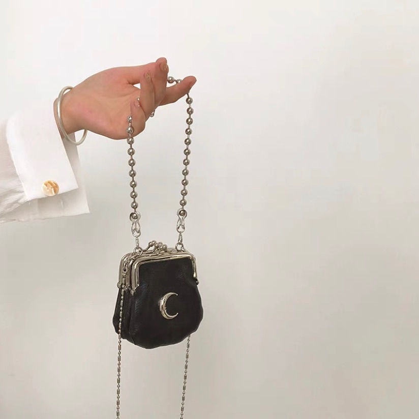 Túi xách mini phối dây xích thời trang cho nữ