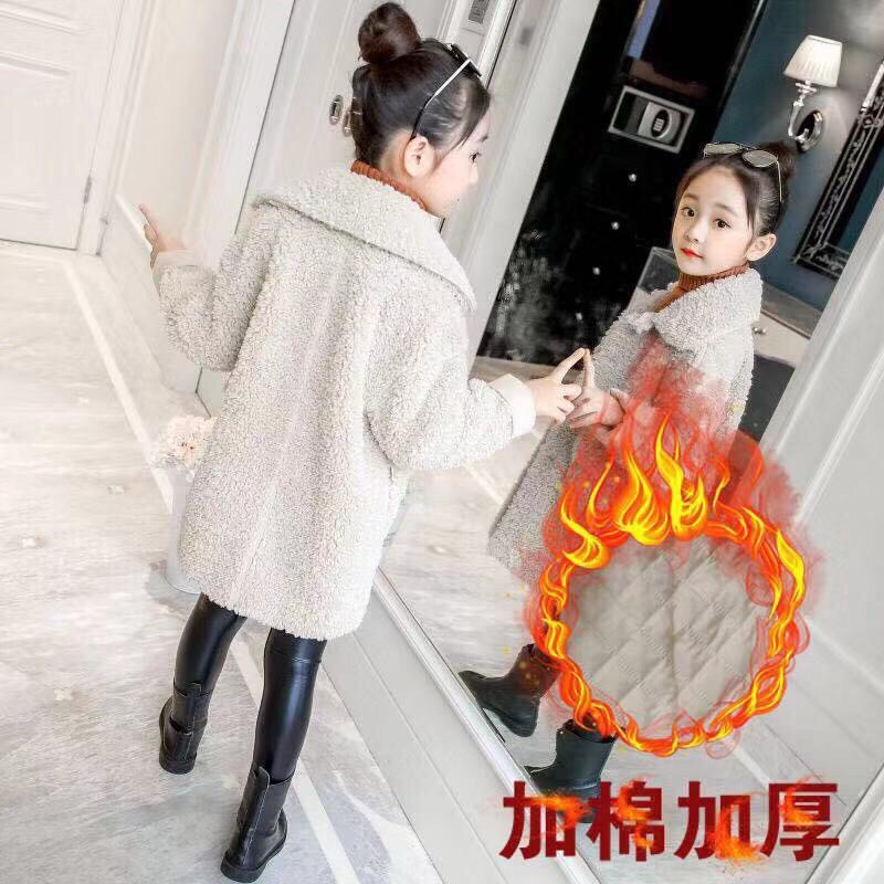 Áo dạ lót lông cho bé gái cao từ 95-160cm 15-47kg