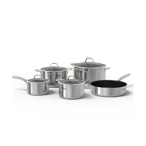 Bộ nồi chảo inox đa lớp SUNHOUSE SHG700