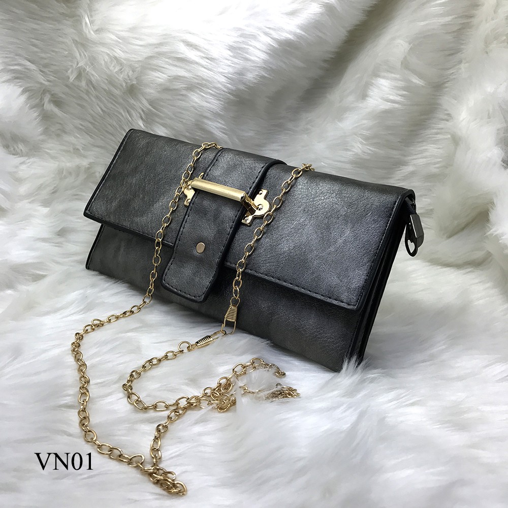 Ví nữ cầm tay có dây đeo chéo