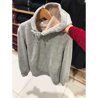 Áo nỉ lót lông cừu nam