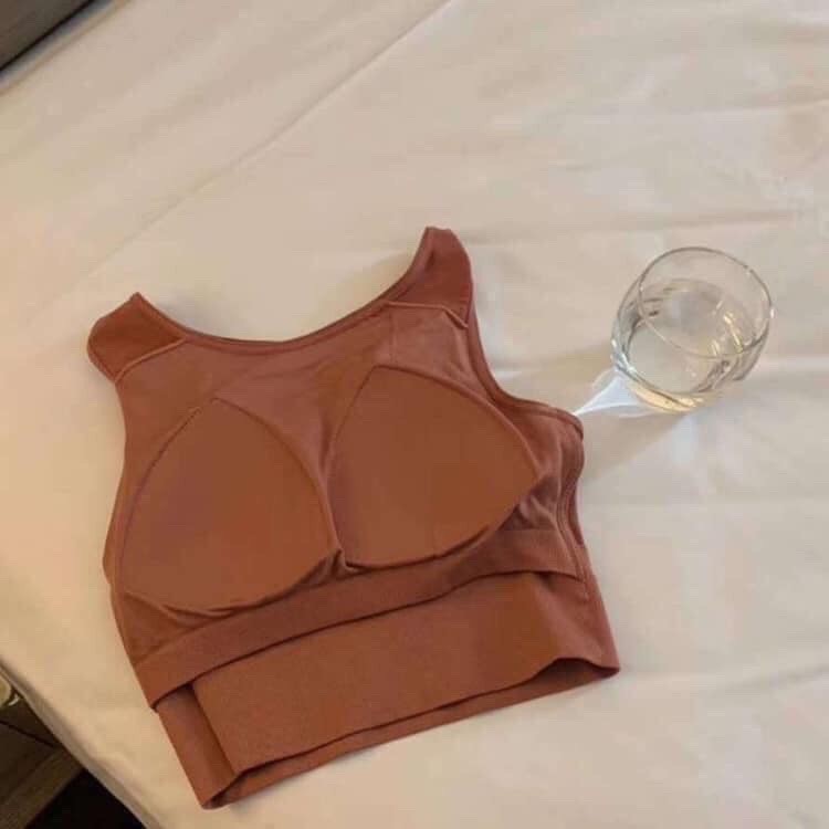 Áo Bra Có Mút Độn Ngực Dáng Croptop Phong Cách Hàn  8862