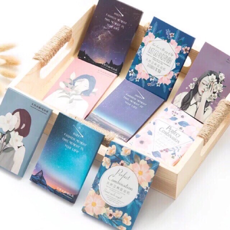 Giấy thấm dầu gói 50 tờ hàng nội địa thấm hút mồ hôi(shop giao màu ngẫu nhiên) | BigBuy360 - bigbuy360.vn