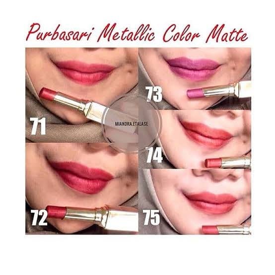 (hàng Mới Về) Son Lì Màu Sắc Thời Trang Thương Hiệu Purbasari Mờ / Matte | BigBuy360 - bigbuy360.vn