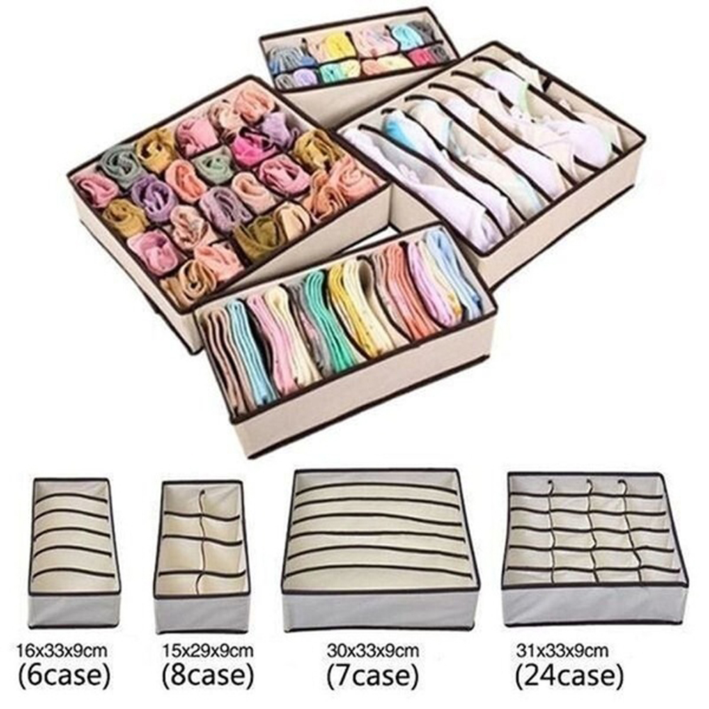 1 / 4 Ngăn Đựng Vớ, Đồ Lót Tiện Lợi