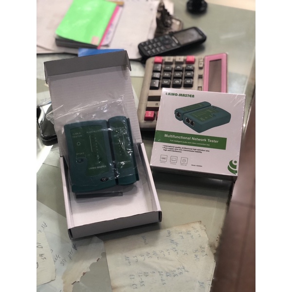 Bộ Test Cáp Mạng KINGMASTER 468