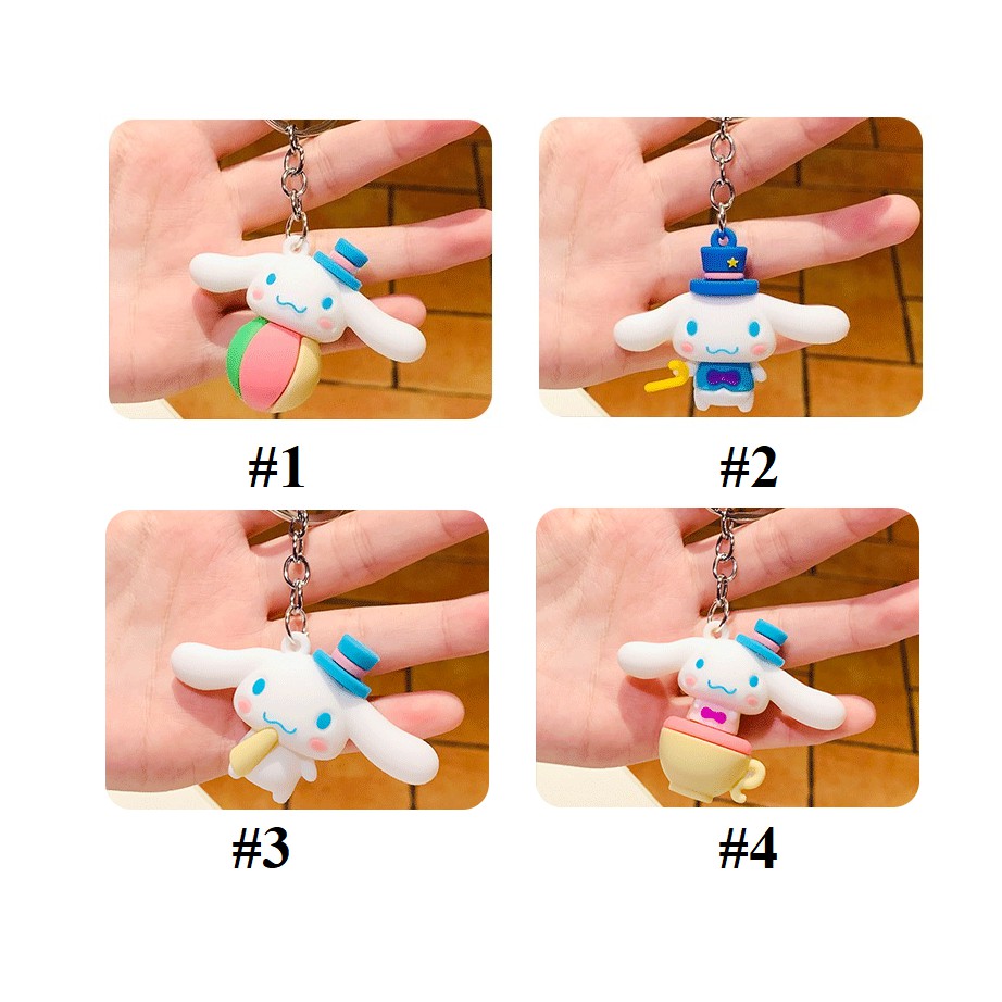 Móc khóa Cute hình THỎ CON treo Balo Túi xách Khóa xe