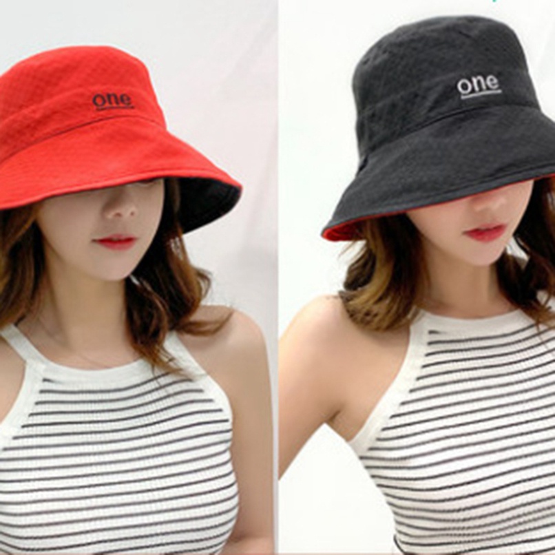 Mũ Bucket Topi Nelayan Pantai Matahari Wanita Phong Cách Hàn Quốc Mới Cho Nam Và Nữ