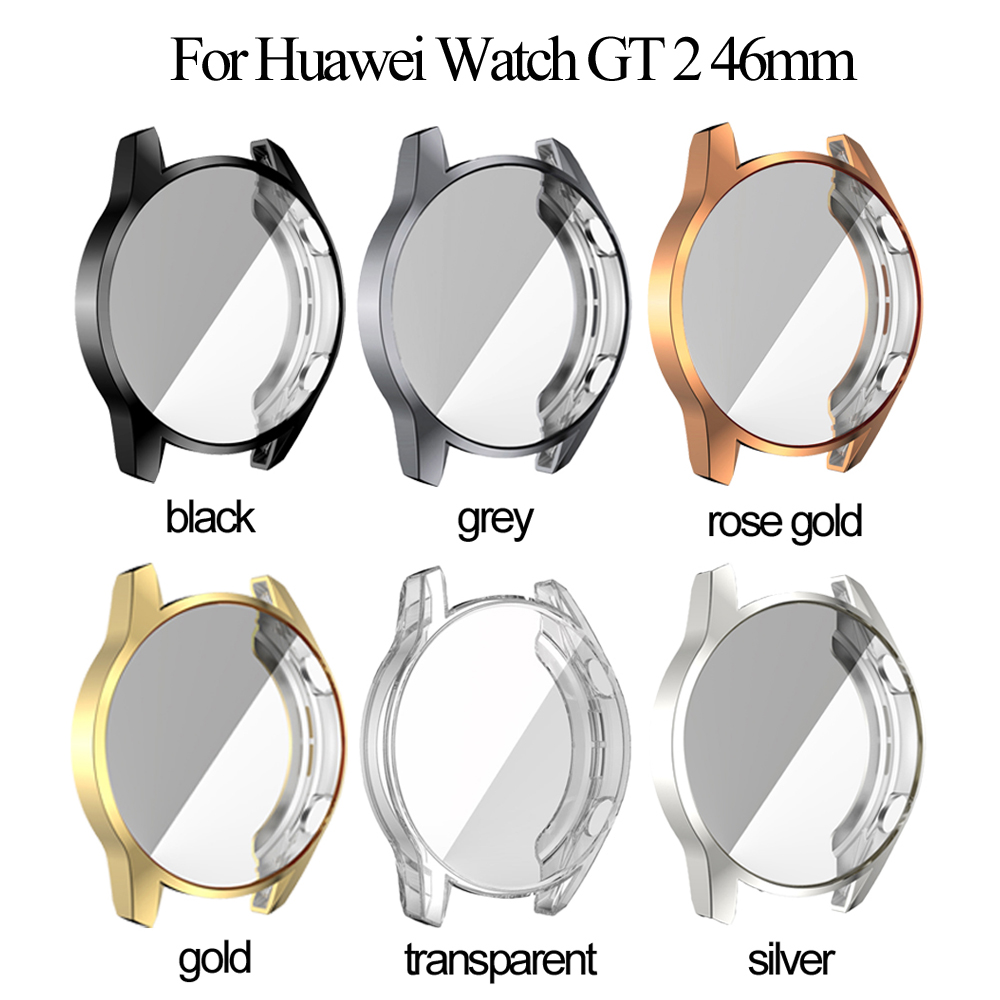 Ốp Tpu Mềm Bảo Vệ Màn Hình Cho Đồng Hồ Đeo Tay Nhiều Màu Sắc for Huawei Watch GT 2 46mm 42mm