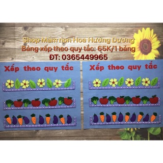 Bộ toán xếp theo quy tắc