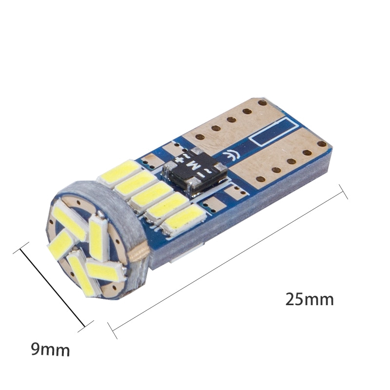 6,000K T10 4014 15LED Canbus Width Lamp, Decode Car Moto Lamp Bulb