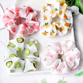 Scrunchies Dây Cột Tóc Trái Cây