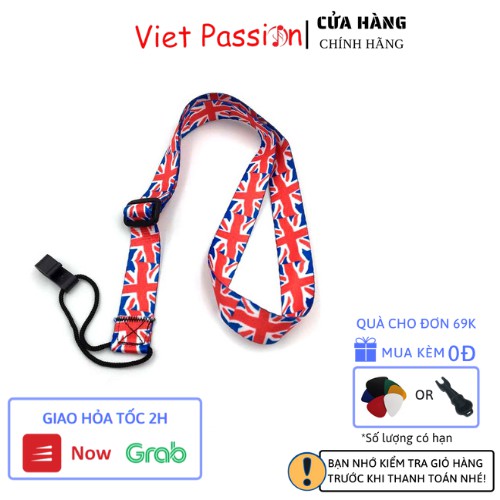 Dây đeo đàn ukulele dành cho mọi loại đàn có nhiều màu sắc không cần đục thùng VietPassion