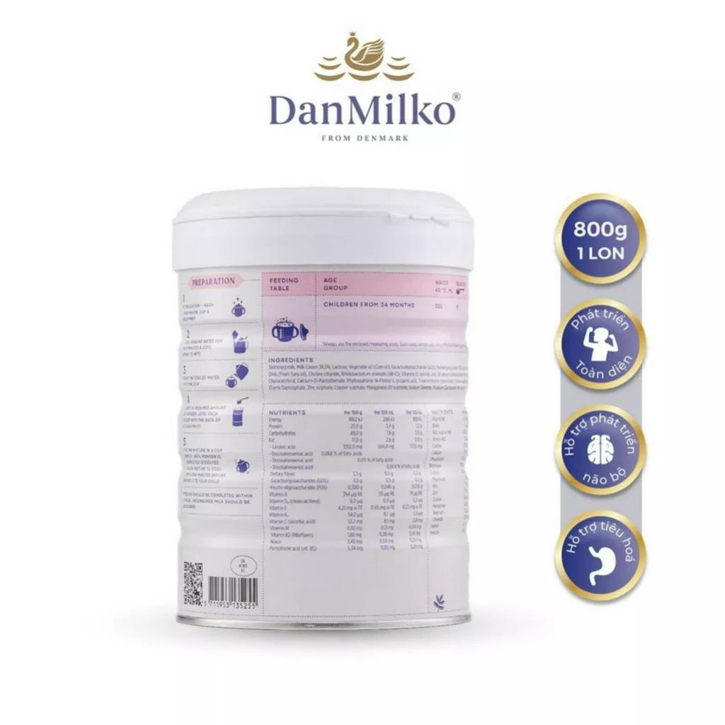 [HSD T1-2025] Sữa Bột Dinh dưỡng Số 3 Danmilko Miniature 800g (Từ 24 Tháng Tuổi).